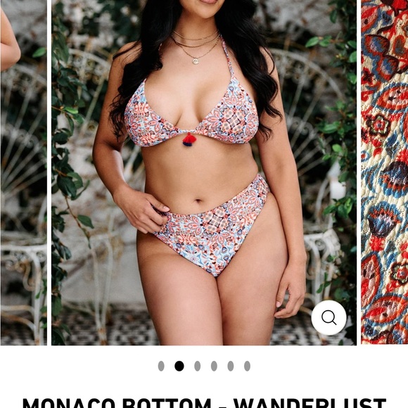 Wanderlust Women Swim Bikini Set - Multicolor - Picture 1 of 5